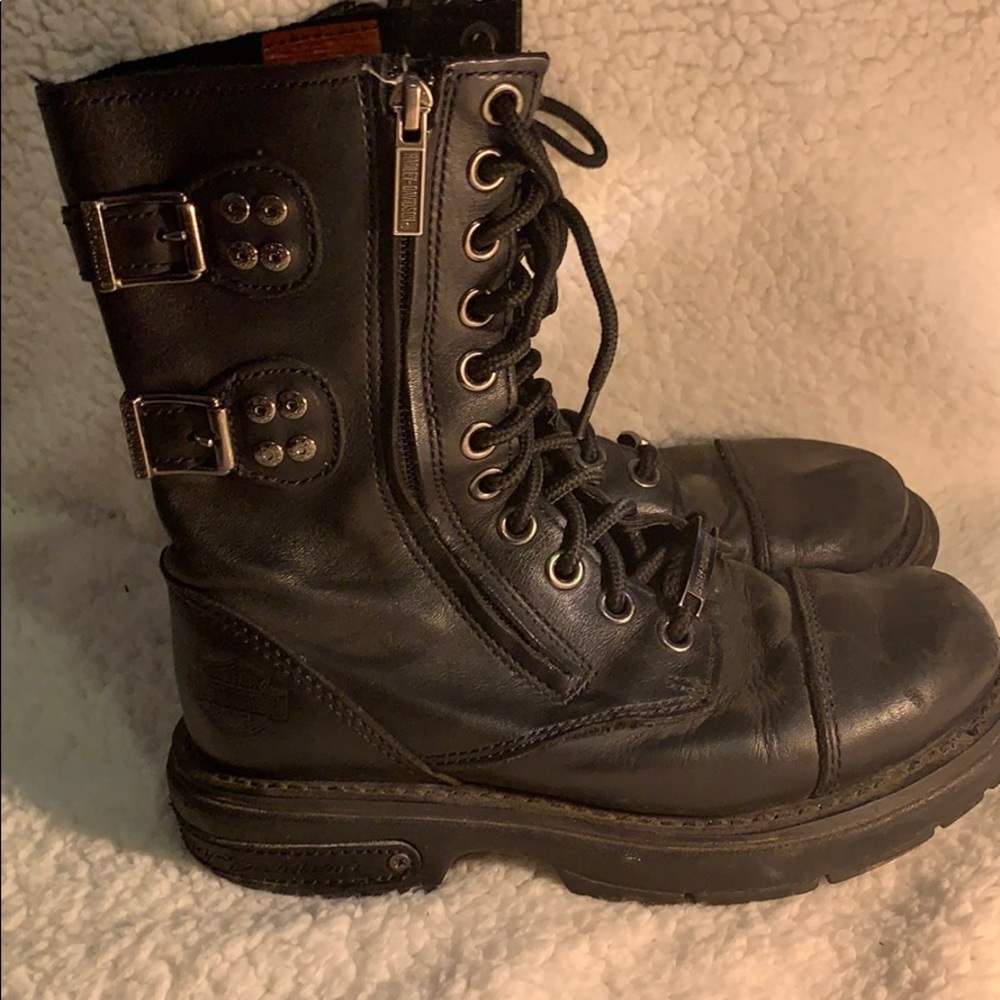 Harley Davidson Leather Boots